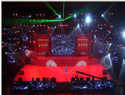 舞台租赁LED显示屏  P6